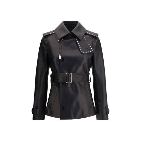 Burberry Leather Jacket/6/Black - Picture 1 of 3